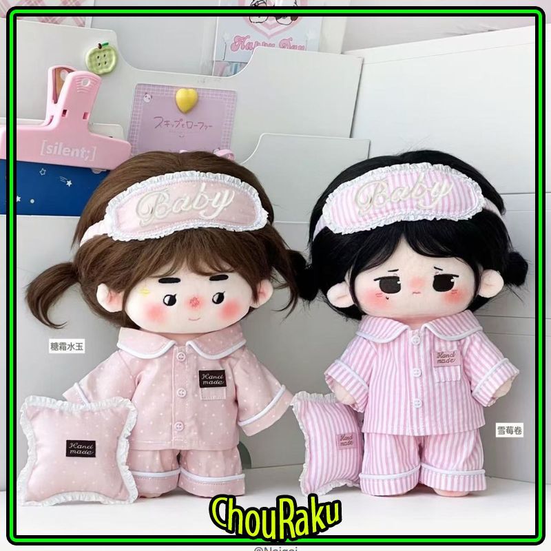 Skincare Pink - For 20cm Cotton Dolls Pajamas Set