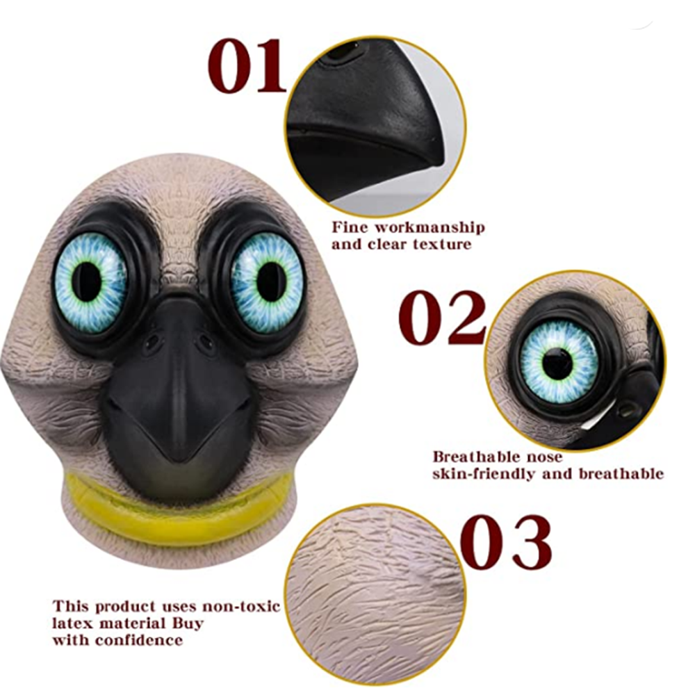 Pigeon Owl Wolf Dog Animal Mas - огляд і ціна Skincare Pigeon