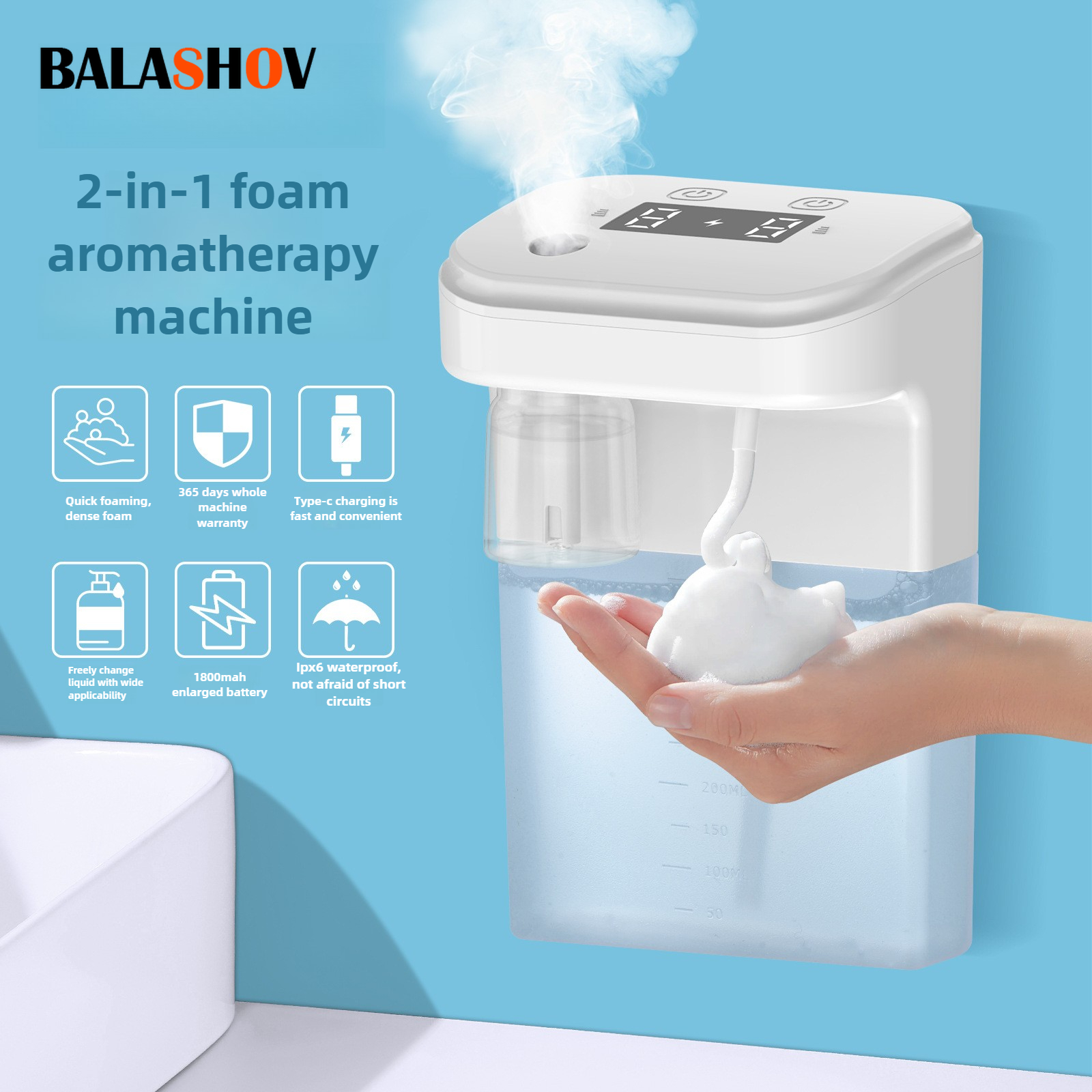 Automatic Soap Dispenser Foam  - огляд і ціна Skincare Viral