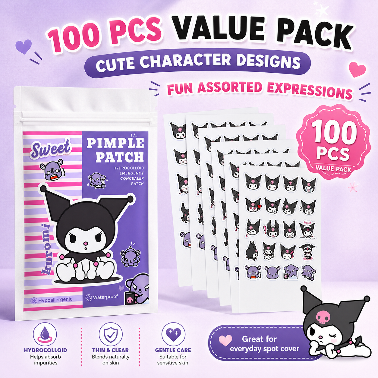 Hello Kitty Cute Pimple Patche - огляд і ціна Skincare You