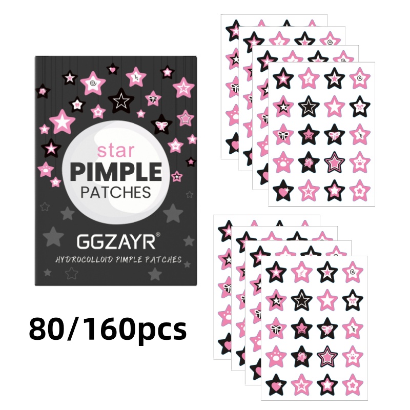 80/160pcs Star Acne Patch Set  - огляд і ціна Skincare You