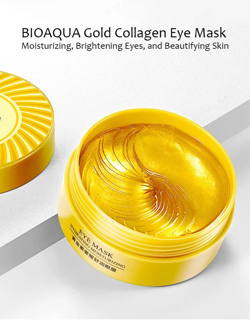 60pcs BIOAQUA Collagen Eye Mas - огляд і ціна Skincare Bioaqua