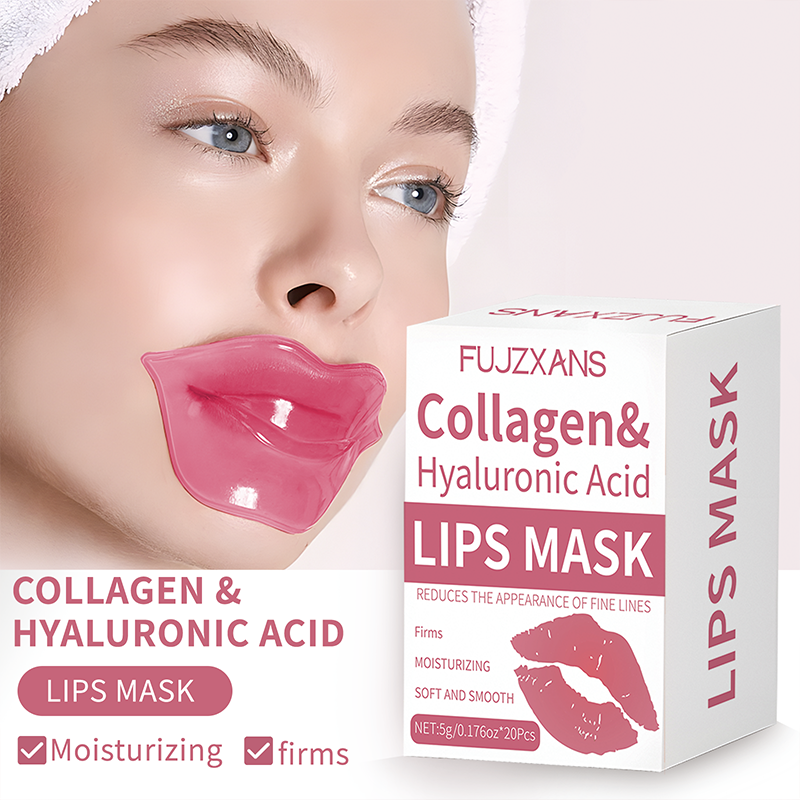 20Pcs/Box Pink Lips Masks Shee - огляд і ціна Skincare Pink