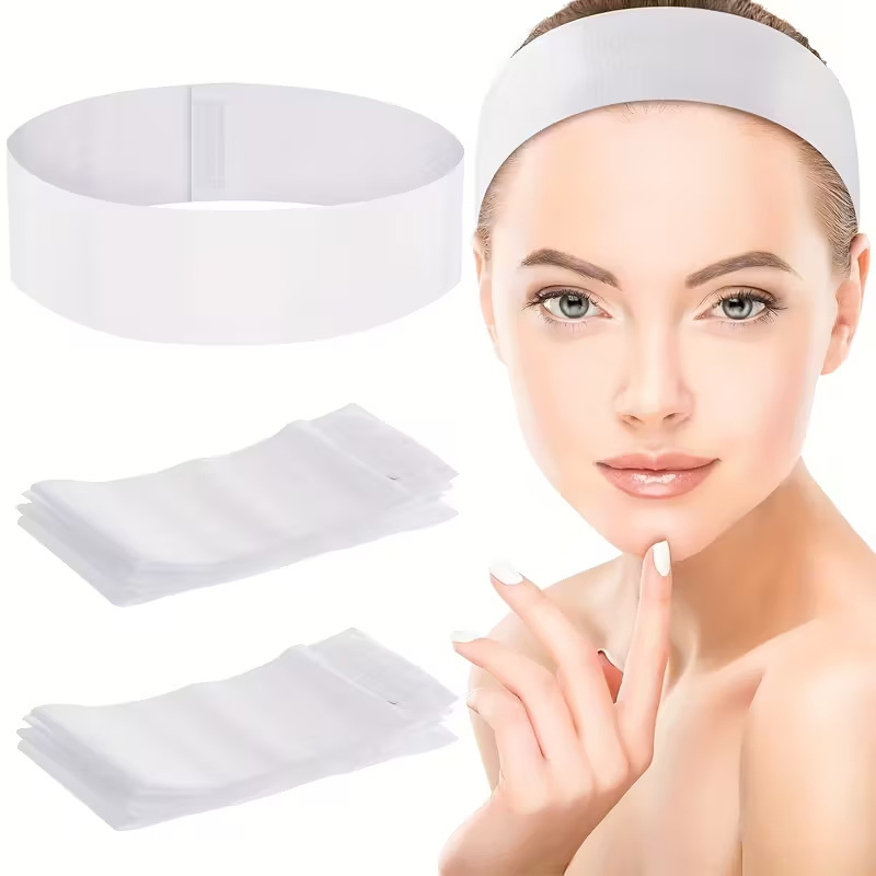 10/50/100pcs Disposable Headba - огляд і ціна Skincare Pink