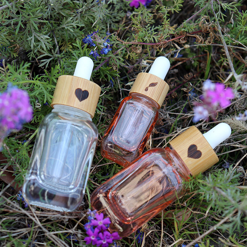 10ml 30ml Dropper Bottle Bambo - огляд і ціна Skincare Pink