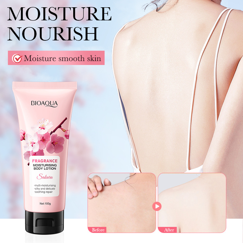 100g BIOAQUA Sakura Fragrance  - огляд і ціна Skincare Bioaqua