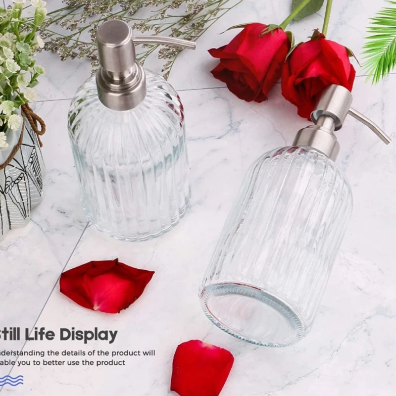 Soap Dispenser Bathroom Clear  - огляд і ціна Skincare Viral