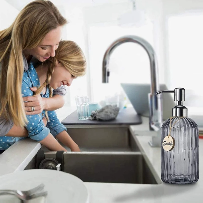 Soap Dispenser Bathroom Clear  - огляд і ціна Skincare Viral