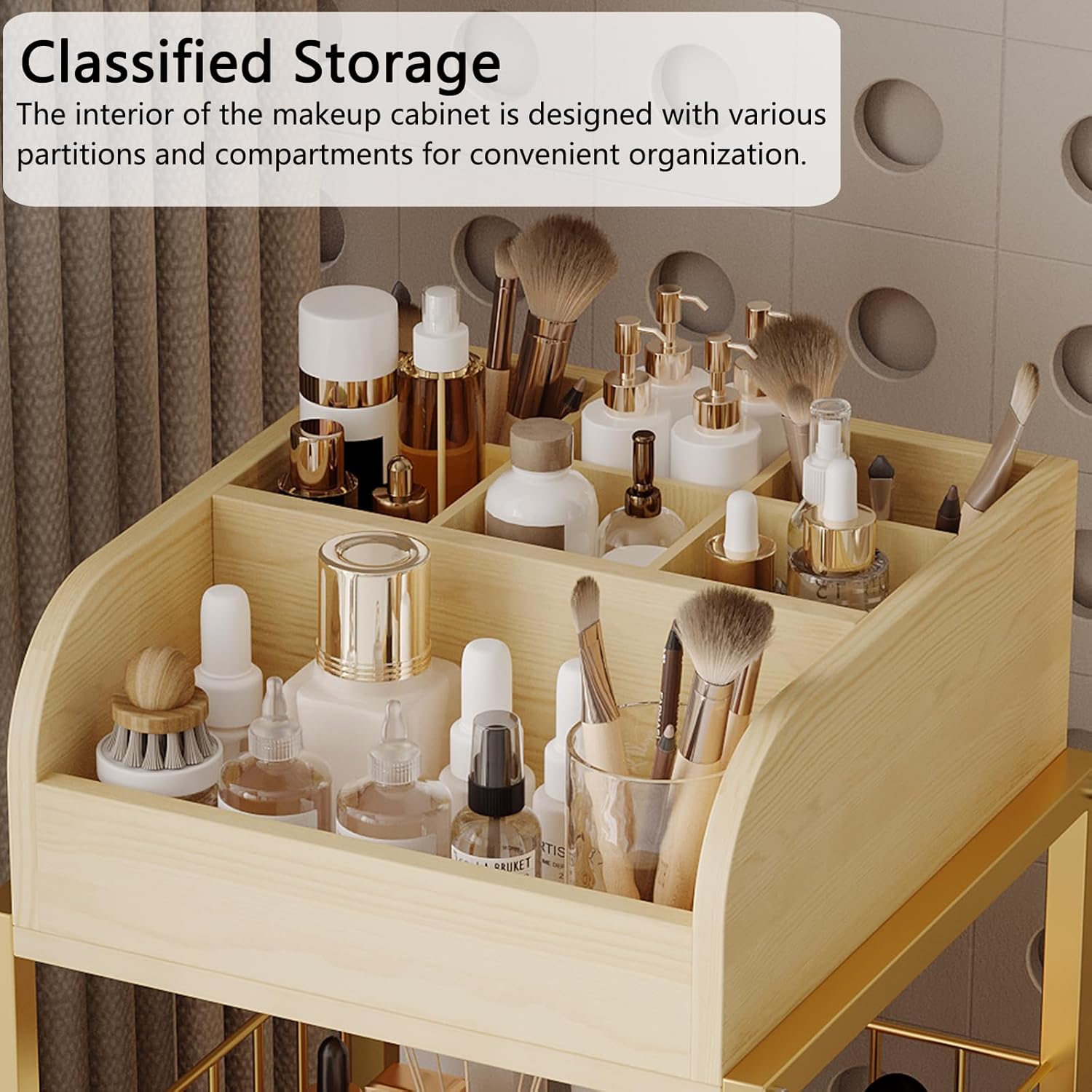 3-Tier Makeup Organizer Cart w - огляд і ціна Skincare You